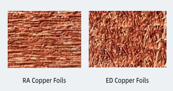 Comprensión de la lámina de cobre en la fabricación de PCB: RA vs. ED explicados